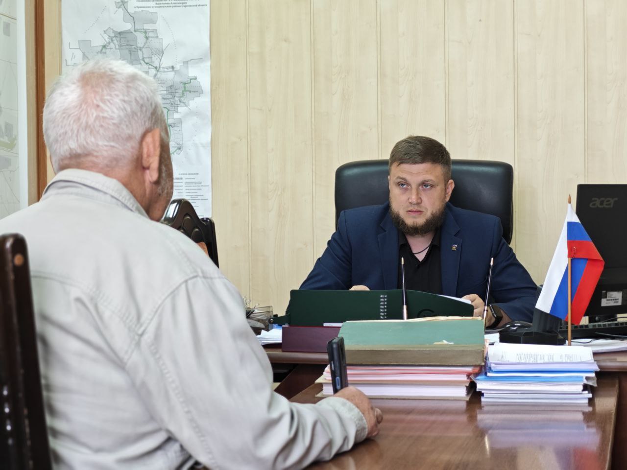 Первый заместитель главы администрации района Андрей Шубин провел личный прием граждан..